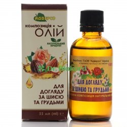 Olejek Kosmetyczny do Pielęgnacji Szyi i Piersi, Adverso