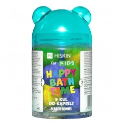 HISKIN KIDS Miś Kule do kąpieli Happy Bath Time, 9szt