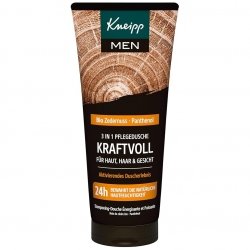 Męski Żel pod prysznic i szampon 2w1 Orzech Cedrowy i Dąb, Kneipp Kraftvoll, 200ml