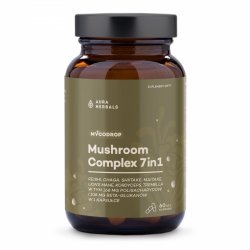 Mycodrop, Mushroom Complex 7 w 1, Aura Herbals, 60 kapsułek