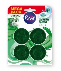 BRAIT Green Water Effect Krążek do WC Zielony 4 x 50 g