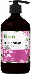 BIO NATURELL Kremowe mydło w płynie z pompką Lotos i Aloes 473 ml