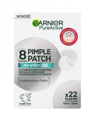 GARNIER Pure Active Plastry hydrokoloidowe na niedoskonałości - niewidoczne 1 opakowanie (22 sztuki)