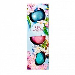 CHLAPU CHLAP Spa Moments Zestaw kul do kąpieli o zapachu Masła Shea 3 x 80 g