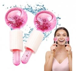 ECARLA Kule do masażu twarzy z efektem chodzenia ROL03