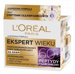 LOREAL Ekspert Wieku 60+ Przeciwzmarszczkowy krem odbudowujący na dzień 50ml