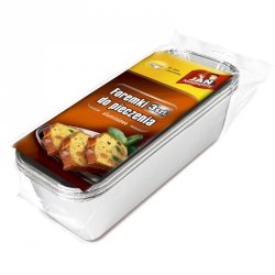 Sarantis Jan Niezbędny Foremki aluminiowe do pieczenia pasztetów i ciast 3 szt