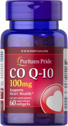 Koenzym Q10 100 mg, Puritan's Pride, 60 kapsułek