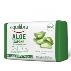 Увлажняющее мыло с алоэ Equilibra, 100г