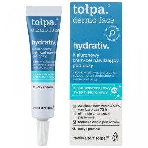 TOŁPA Dermo Face Hydrativ Hialuronowy Krem-żel nawilżający pod oczy 10 ml 