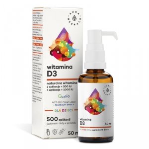 AURA HERBALS Witamina D3 dla dzieci MCT aerozol 50 ml 
