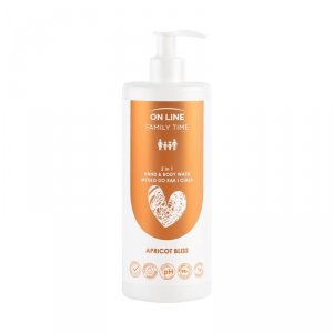 ON LINE Family Time Mydło do rąk i ciała 2w1 - Apricot Bliss 500 ml 