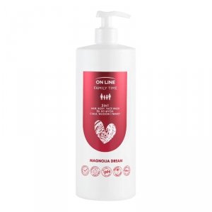 ON LINE Family Time Żel do mycia ciała ,włosów i twarzy 3w1 - Magnolia Dream 850 ml 