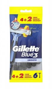 P&G GILLETTE MASZYNKA BLUE 3 SMOOTH 4+2& 
