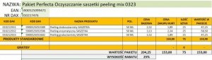 DAX ZESTAW 2025.06 Perfecta Oczyszczanie szasz. 