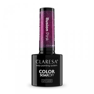 CLARESA Lakier hybrydowy Alchemy Ilusion Pink 5g 
