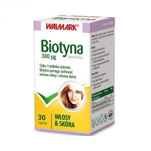 Biotyna 300 mcg, Walmark, 30 tabletek 