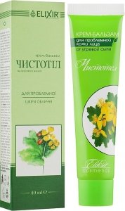 Krem z Glistnikiem do Cery Tłustej, Trądzikowej, Eliksir, 40 ml Data 09-2026 
