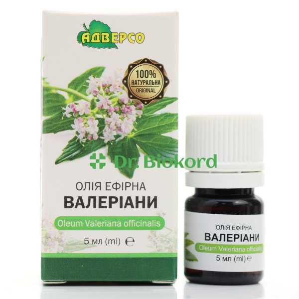 Valerian Essential Oil, Adverso, 100% Natural