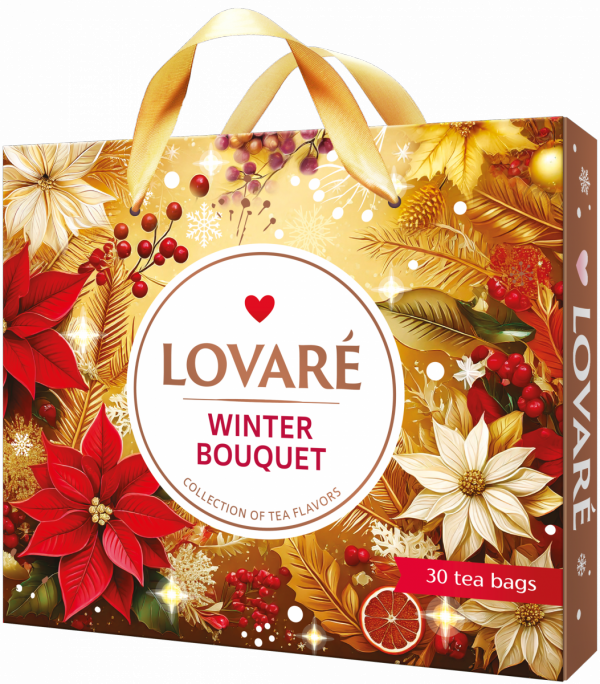 Zestaw herbat WINTER „Bouguet” Lovare, 6 smaków po 5 saszetek
