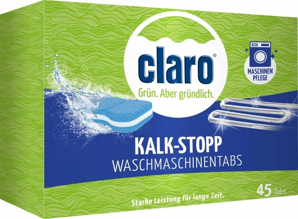 Tabletki zapobiegające osadzaniu się kamienia, CLARO, 45 sztuk