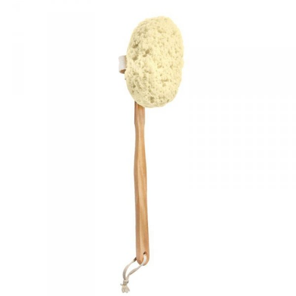 DONEGAL Gąbka do kąpieli na drewnianej rączce (6036)