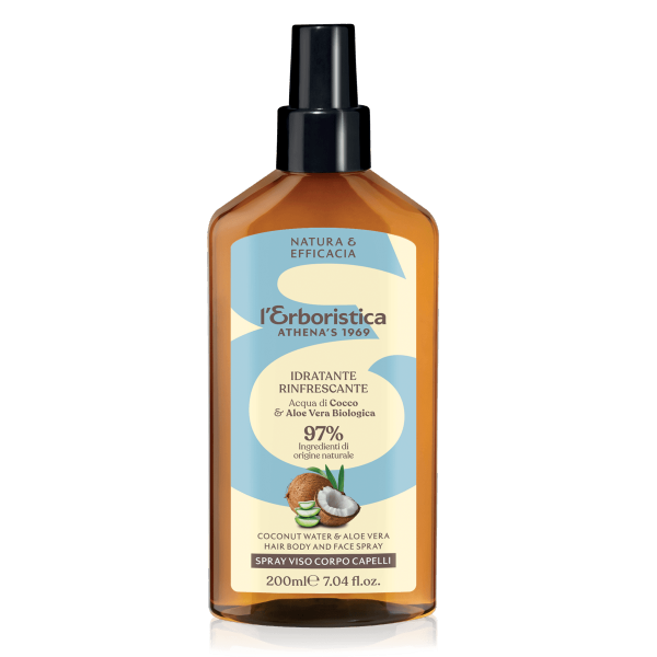 Kokosowy spray do twarzy ciała i włosów, L'Erboristica Cocco, 200ml