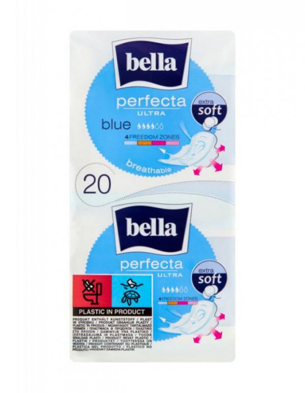 BELLA Perfecta Ultra Blue Podpaski higieniczne - 20 sztuk