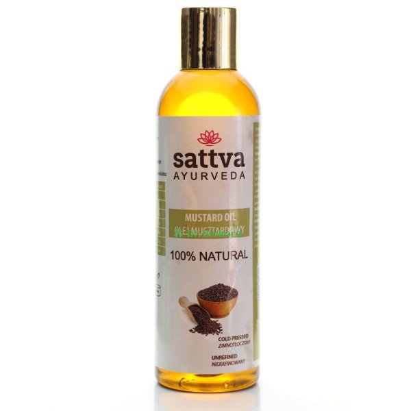 Organic Mustard Oil, SATTVA AYURVEDA, 250ml