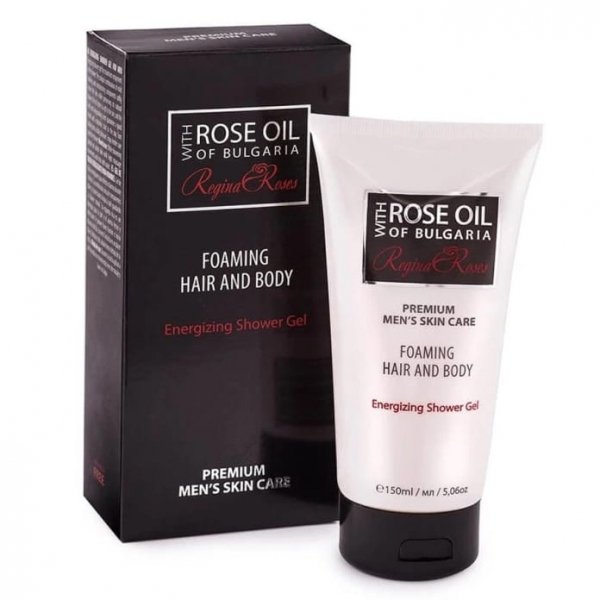 Żel pod prysznic do ciała i włosów z olejkiem różanym, Regina Roses MEN, 150 ml