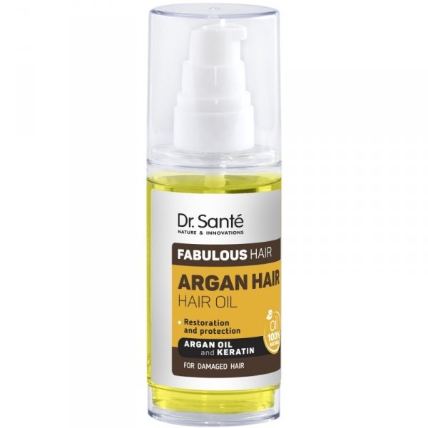 Regenerating Hair Oil with Argan Oil and Keratin Dr.Sante