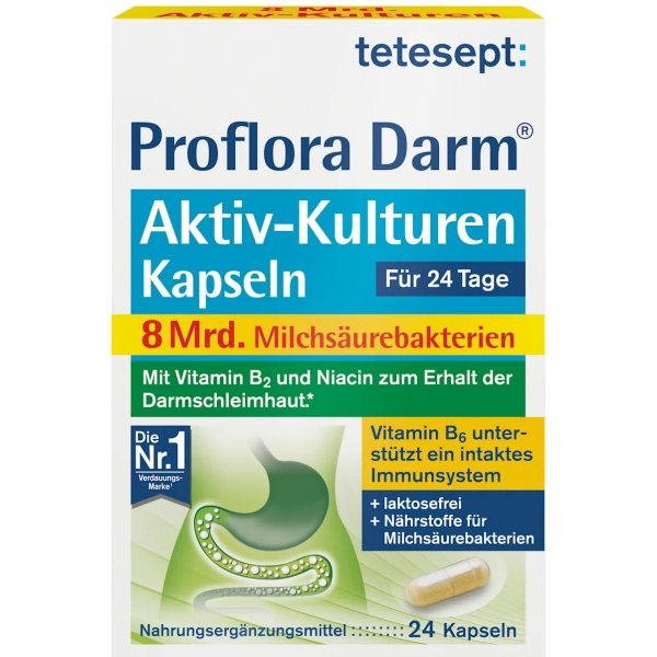 Tetesept Proflora Darm Probiotyk, 24 kapsułki