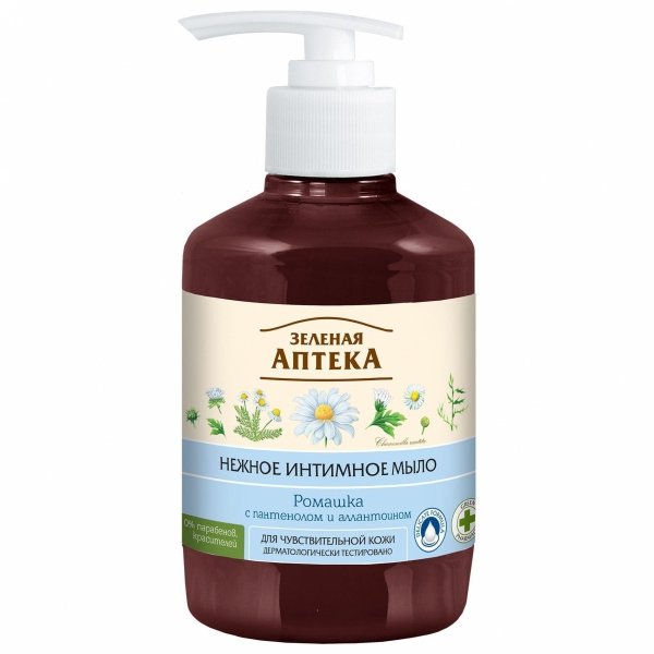 Mydło do higieny intymnej do skóry wrażliwej Rumianek, Green Pharmacy, 370ml
