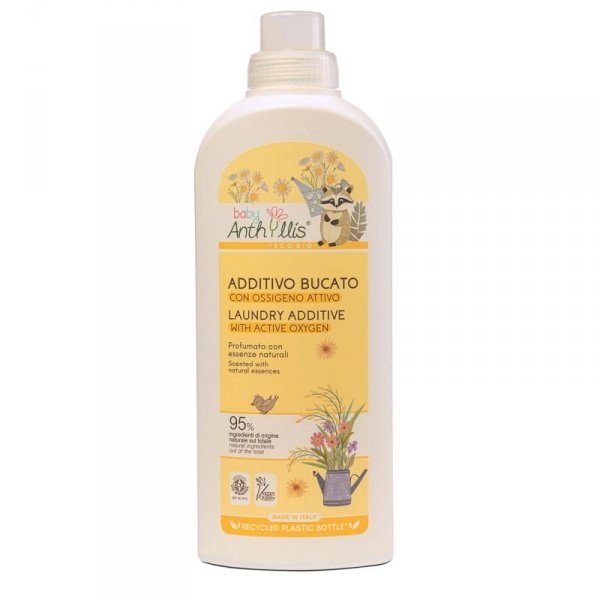 Dodatek do prania z aktywnym tlenem do odplamiania ubranek dziecięcych, Baby Anthyllis, 1 litr