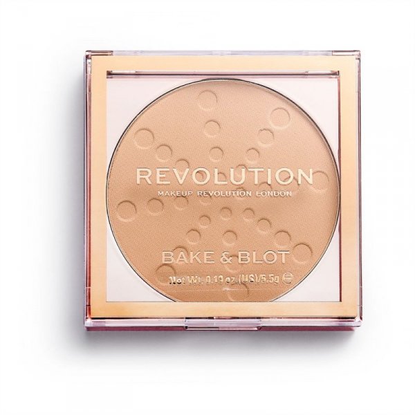 REVOLUTION Bake & Blot Beige  Puder prasowany 5.5g