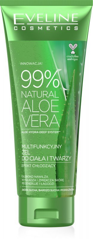 EVELINE Multifunkcyjny żel do ciała i twarzy 99% Natural Aloe Vera 250 ml