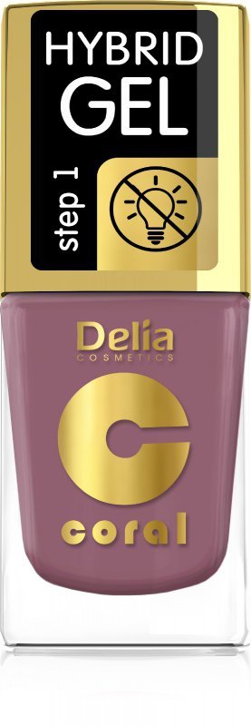 DELIA COSMETICS Coral Hybrid Gel Emalia do paznokci nr 69 11ml