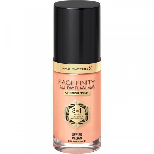 MAX FACTOR Podkład FACEFINITY All Day Flawless 3in1 nr C64 Rose Gold 30ml
