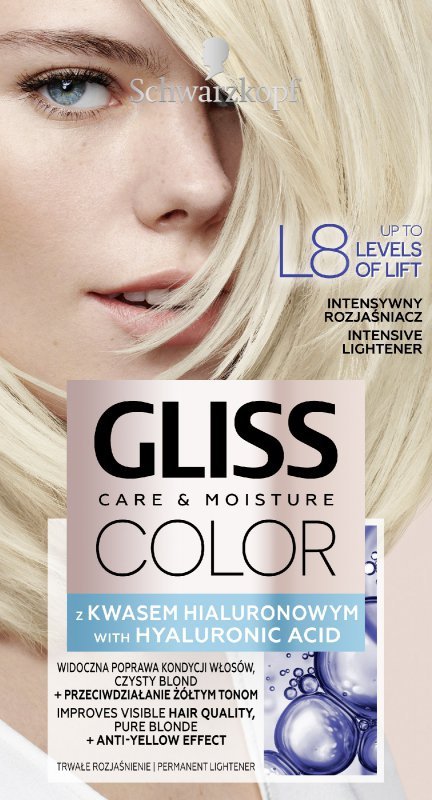 Schwarzkopf  Gliss Color Krem koloryzujący nr L8 Intensywny Rozjaśniacz 1op.