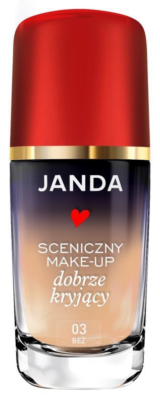 JANDA Make-Up Sceniczny dobrze kryjący nr 03 beż  30ml