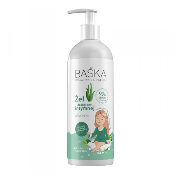 BAŚKA Żel do higieny intymnej - Aloe Vera 400 ml