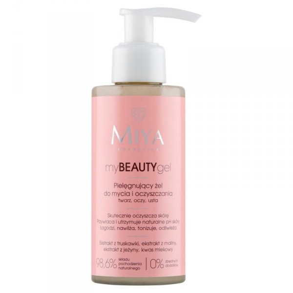 MIYA myBEAUTYgel Pielęgnujący żel do mycia i oczyszczania twarzy 140 ml