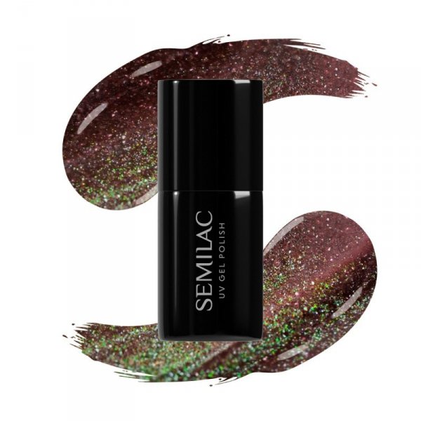 SEMILAC Lakier hybrydowy Digital Red 824 7 ml