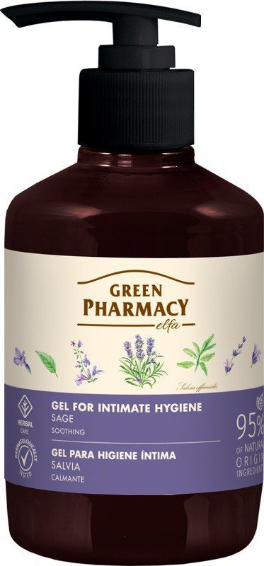 Przeciwzapalne Mydło do higieny intymnej z Szałwią, Green Pharmacy, 370ml