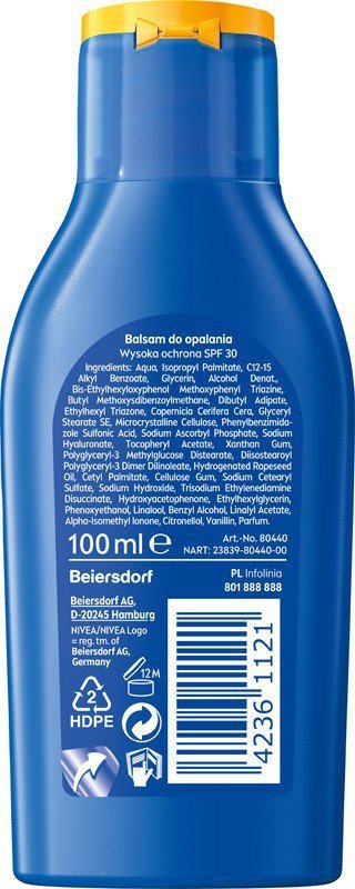 NIVEA SUN Balsam SPF 30 100ml&