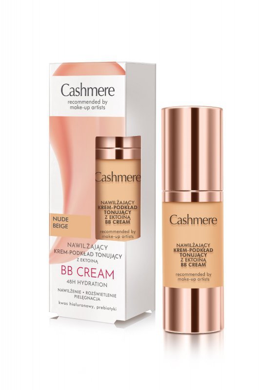 CASHMERE BB Nawilżający krem-podkład tonujący z ektoiną Nude Beige 30 ml