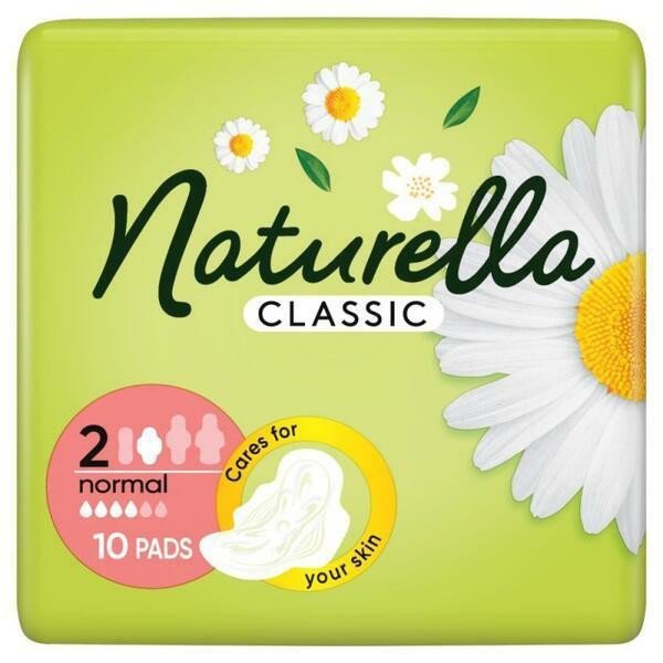 NATURELLA Classic Podpaski Normal ze skrzydełkami 1 op.-10 sztuk