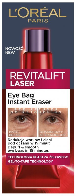 LOREAL Revitalift Laser Krem pod oczy Eye Bag Instat Eraser 15 ml