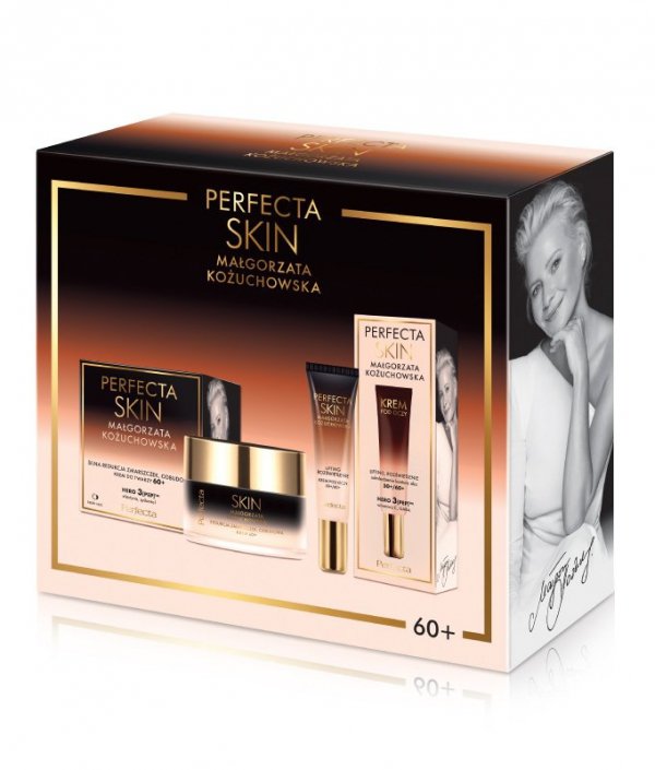PERFECTA Zestaw prezentowy Skin Małgorzata Kożuchowska 60+ (Krem do twarzy 50ml + Krem pod oczy 15ml)