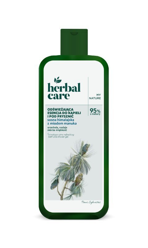 FARMONA Herbal Care Odświeżająca esencja do kąpieli i pod prysznic Sosna Himalajska z miodem manuka 400 ml